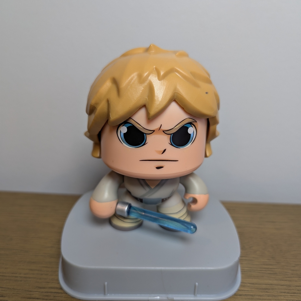 Action Figure with Blue Lightsaber